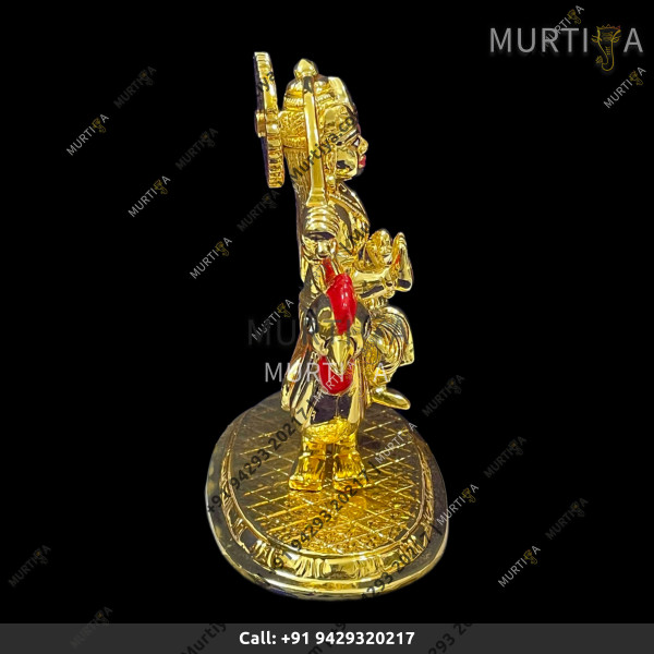 Brass Bahuchara Mata - 14 CM | 5.5 Inch