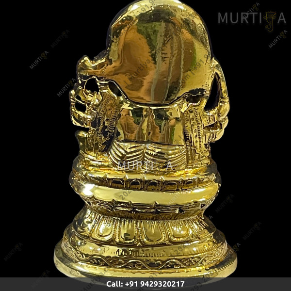 Brass Gayatri Maa - 14.5 CM | 5.7 Inch