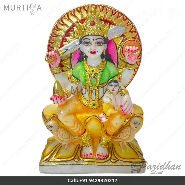 12 Inch Ashapura Mataji Marble Statue | Vietnam Marble | Makrana Marble | Pure Handmade | Buy Online