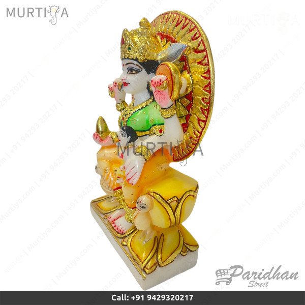 12 Inch Ashapura Mataji Marble Statue | Vietnam Marble | Makrana Marble | Pure Handmade | Buy Online